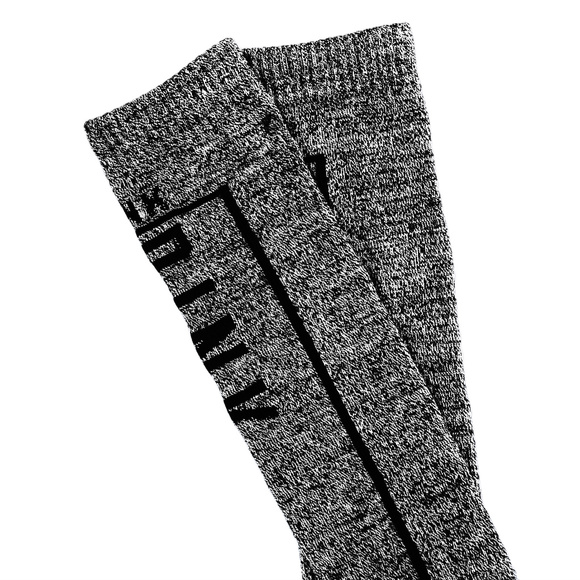 Victoria Secret PINK Knee High Socks Dark Grey NEW - Picture 3 of 5